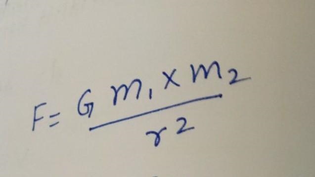 What is the formula of gravity ??​-example-1