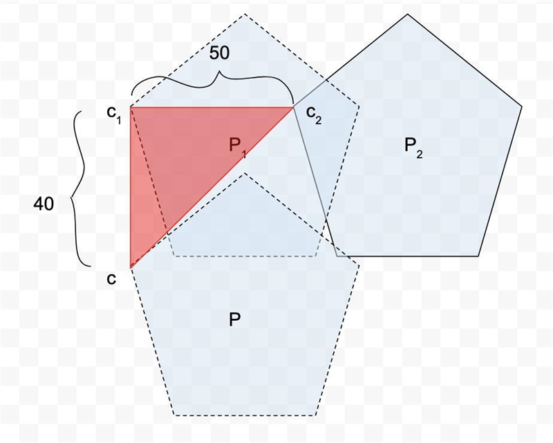 A pentagon $abcde$ is translated north by 40 units to pentagon $a_1 b_1 c_1 d_1 e-example-1