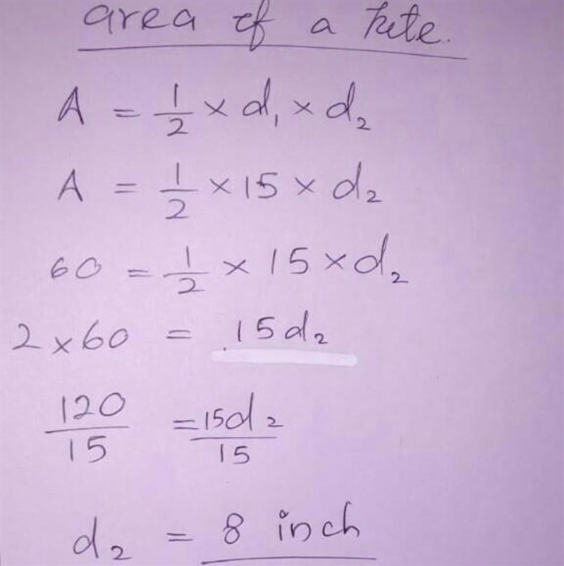 The shape has an area of 60 square inches. Find the value of x-example-1