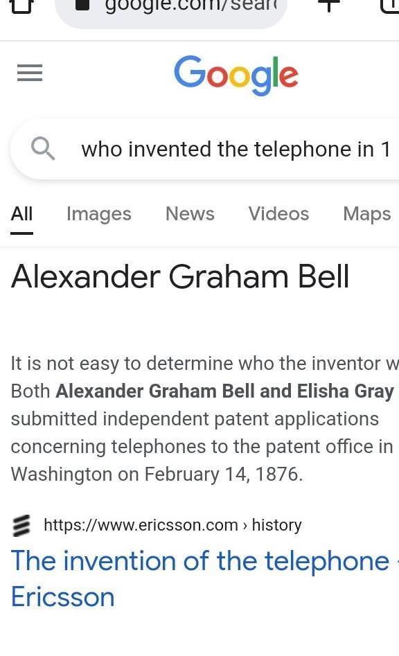 ______________ invented the ____________ in 1876, allowing instant communication over-example-1