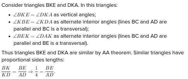 In parallelogram abcd point k belongs to diagonal bd.-example-2