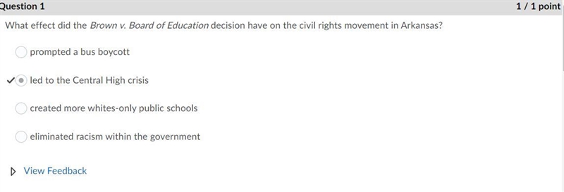 Which of the following statements best describes the impact of the brown v. Board-example-1