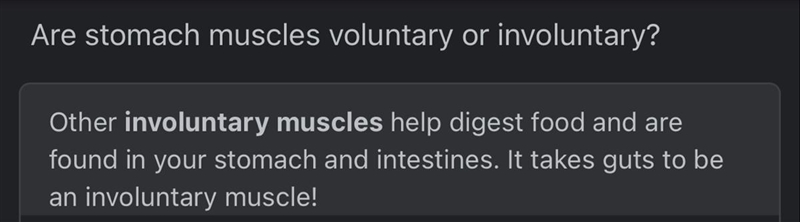 Is the stomach a voluntary or in involuntary organ.-example-1