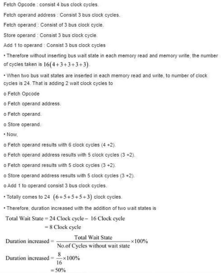 A microprocessor has an increment memory direct instruction, which adds 1 to the value-example-1