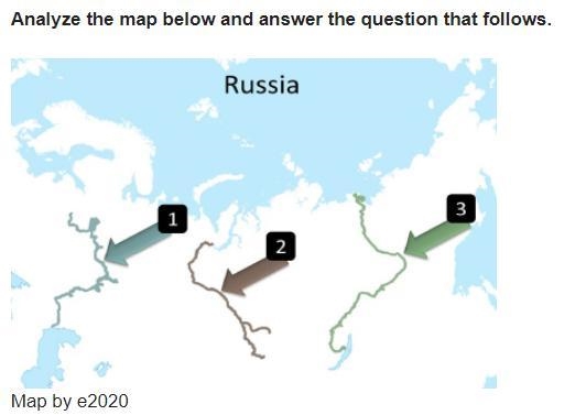 The river labeled with the number 2 on the map above is the __________ River. A. Danube-example-1