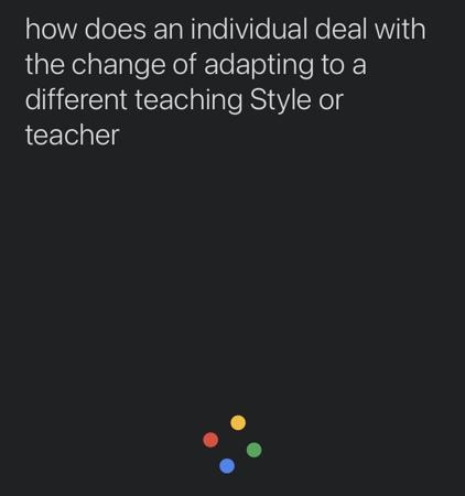 How does a student adapt to different teaching styles or techniques?-example-1