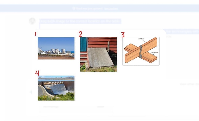 Drag each image to the correct location on the table. Texas has an impending storm-example-1