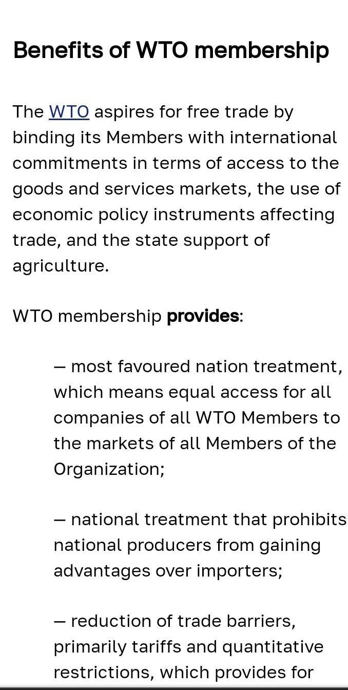 Can a organization like the WTO be beneficial to the world-example-1