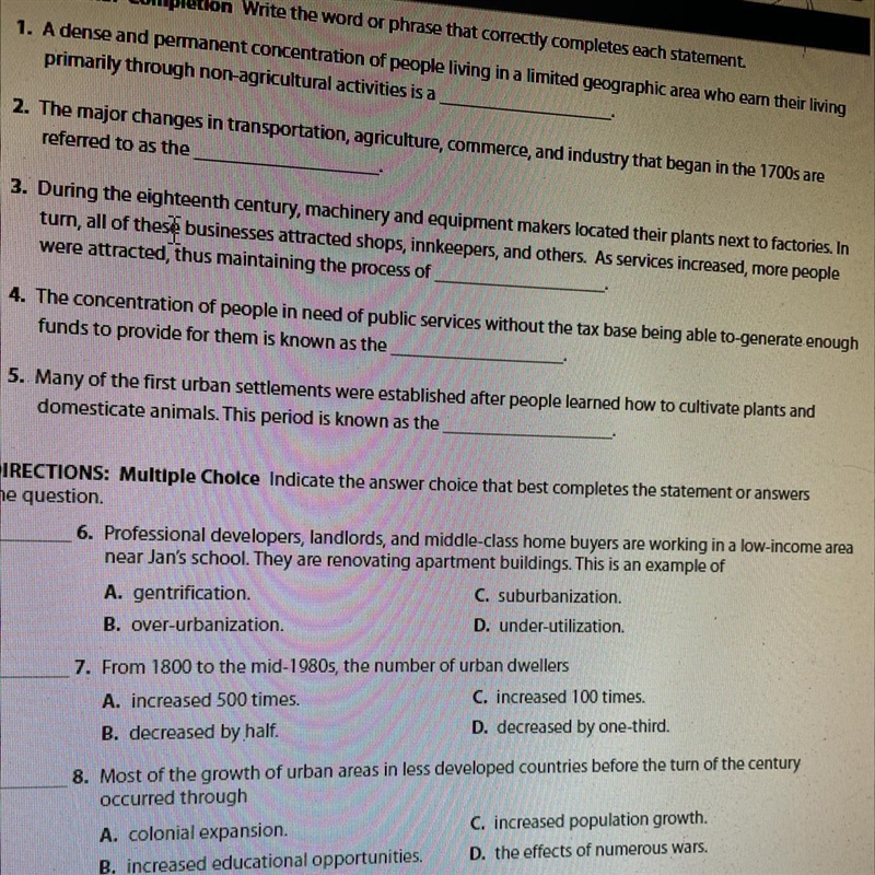 I only need 6 and 7. 25 points, please help-example-1