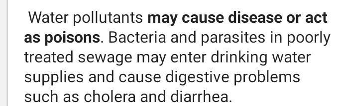 How is water pollution an ecological issue-example-1