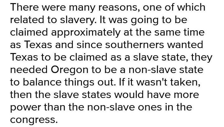 Which was a reason the united states claimed the oregon country?.-example-1