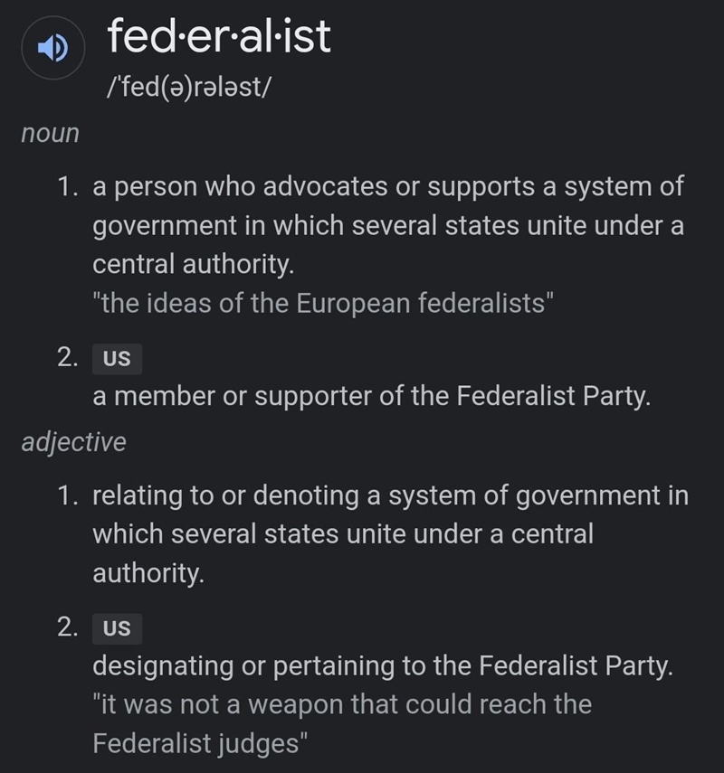 What is federalists?​-example-1