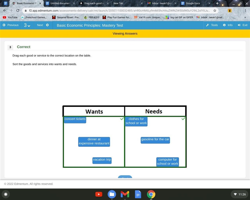 Drag each good or service to the correct location on the table. Sort the goods and-example-1