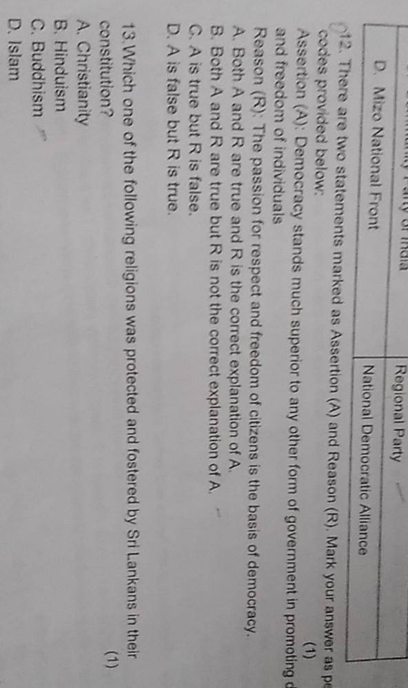 012. There are two statements marked as Assertion (A) and Reason (R). Mark your answer-example-1