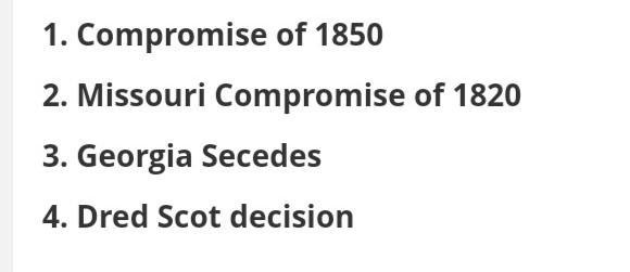 What is the correct sequence in which the following events occured?​-example-1