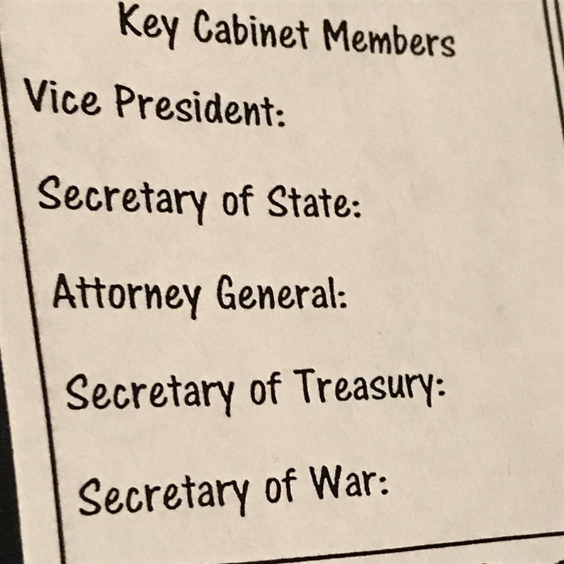 Andrew Jackson's key cabinet members ( Ik I’m not smart )-example-1