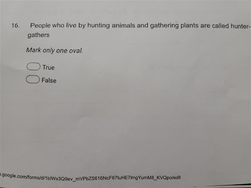 People who live by hunting animals and gathering plants are called hunter gathers-example-1