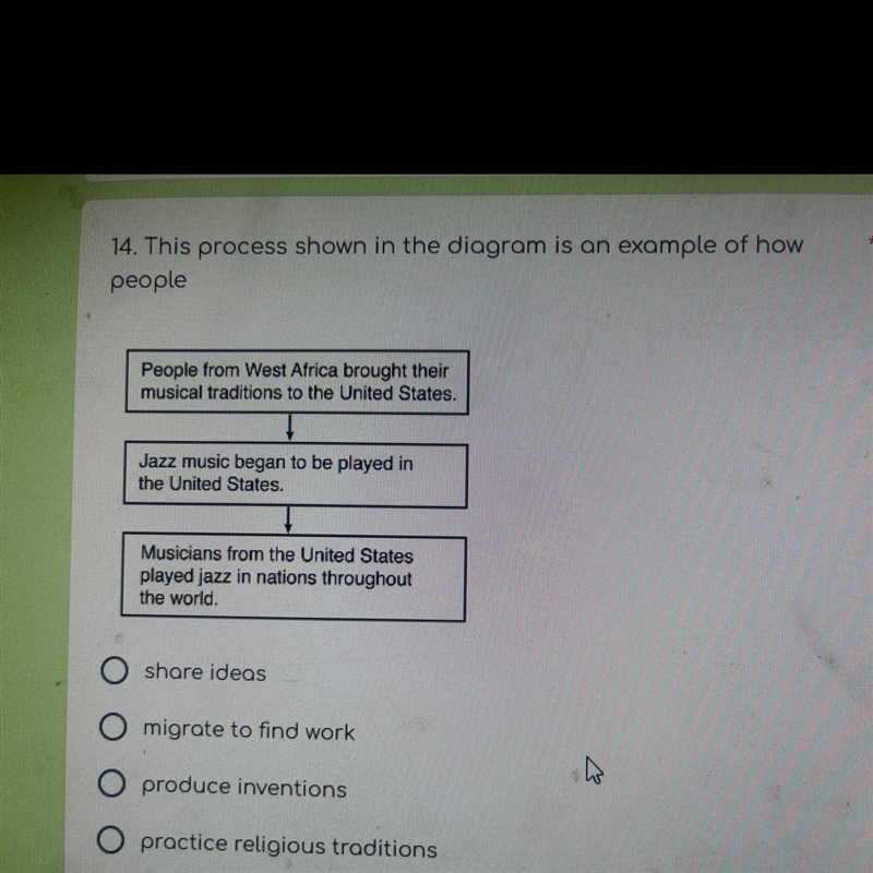 Need help ASAP my answer would be -share ideas--example-1