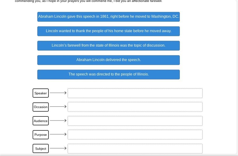 Drag the tiles to the boxes to form correct pairs. Using the SOAPS method, match the-example-1