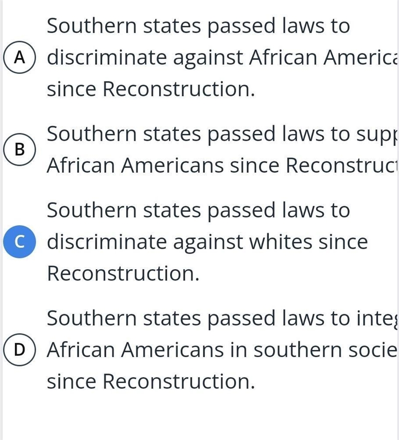 Which of the following statements explains why the Civil Rights Act of 1964 was necessary-example-1