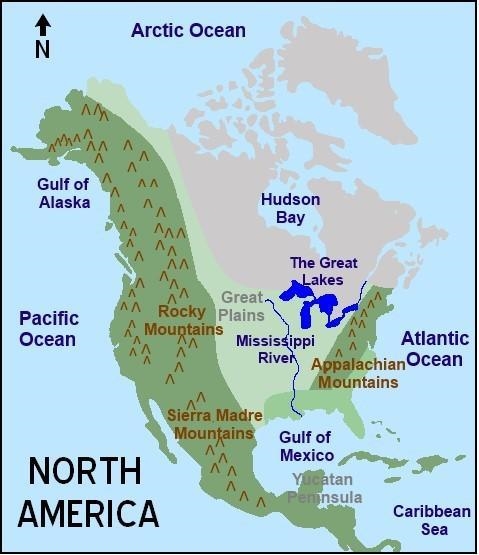 What kind of map is this an example of? 1: Climate Map 2: Physical Map 3: Topographic-example-1