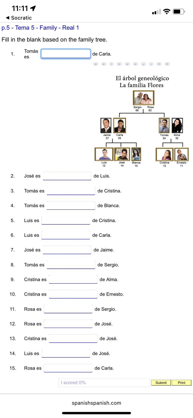 Just getting into Spanish need some help please!! A little confused on it.-example-1