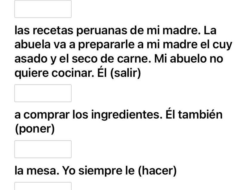 Las recetas peruanas de mi madre. La abuela va a prepararle a mi madre el cuy asado-example-1