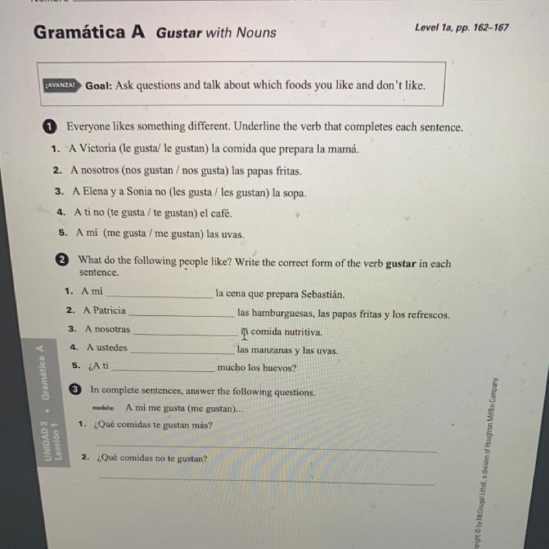 Pls answer sections 1 & 2 & 3-example-1