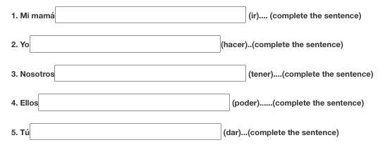 Conjugate the verbs in parentheses using the "Preterite tense".-example-1