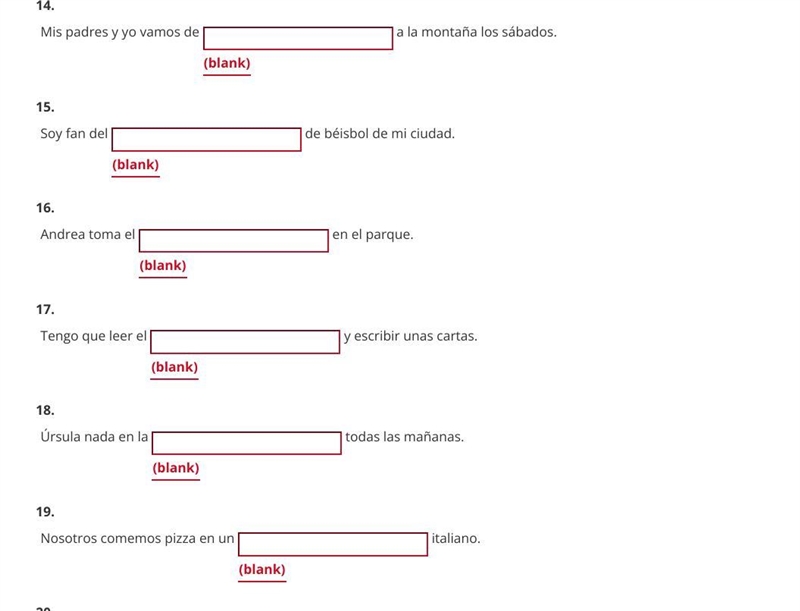 HELP ME PLEASE Completar Complete each sentence with the appropriate word. From leccion-example-3