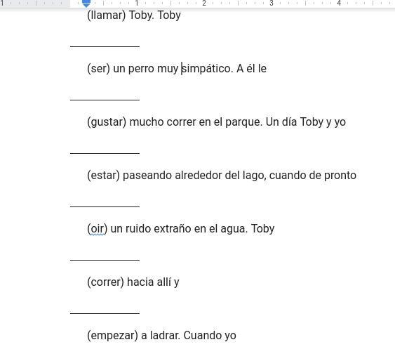 I need help with my 1.3.8 Practice: Written Assignment Spanish II Sem 2.-example-2