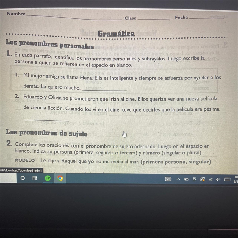 I have this for spanish and i need to know 1-example-1