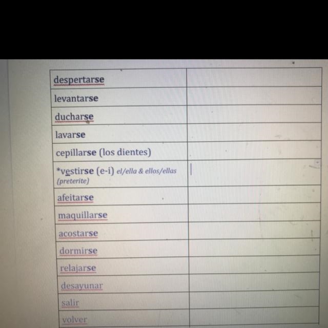 Write the meaning of the vocabulary words-example-1