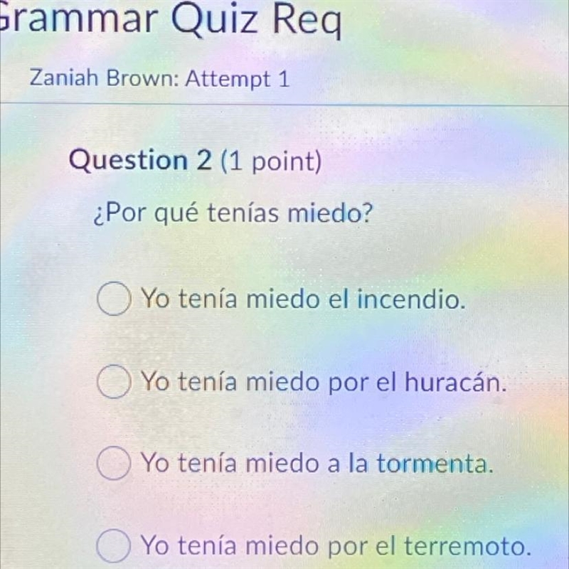 ¿Por qué tenías miedo?-example-1