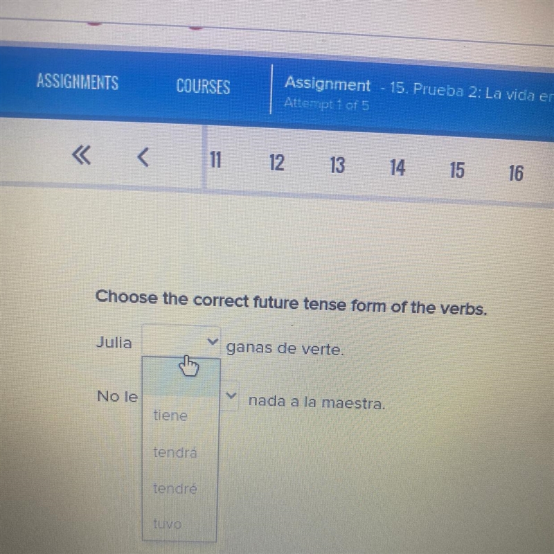 Choose the correct future tense form of the verbs. Second option: decimos, digamos-example-1