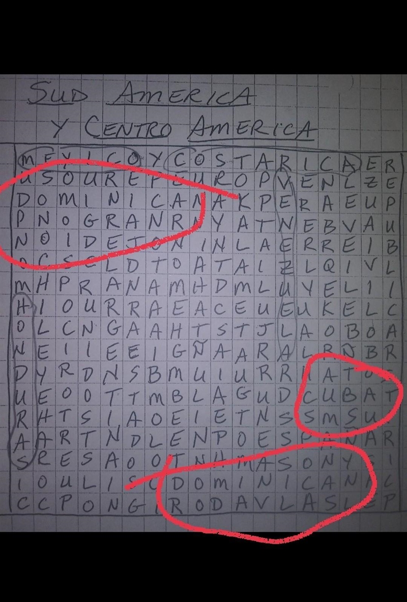 i have a crossword of Spanish speaking countries from Mexico and South America and-example-1