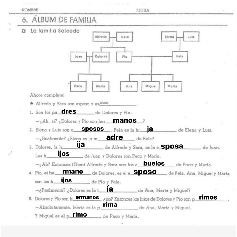 Can y’all help me with this family tree for Spanish please-example-1