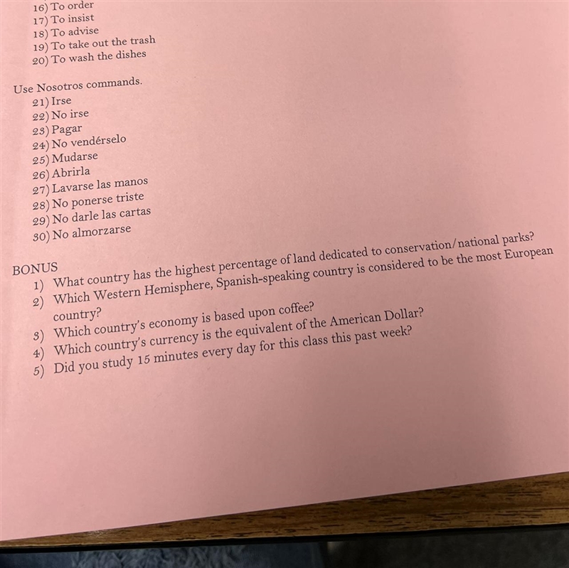 PLEASE HELP ME ON #21-30 AND THE BONUS QUESTIONS!!!! ANSWER ASAP PLEASE!-example-1