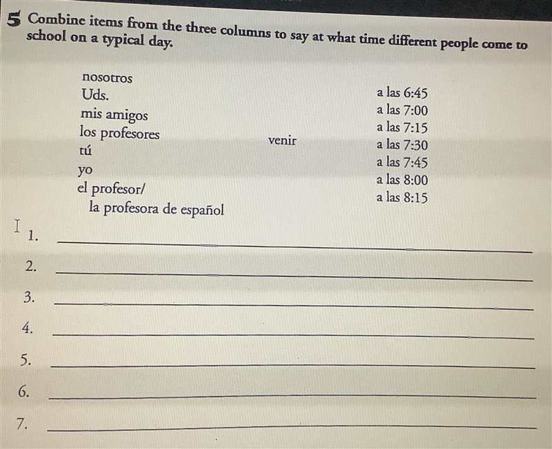 PLEASE HELP ME WITH THE SPANISH WORK-example-1