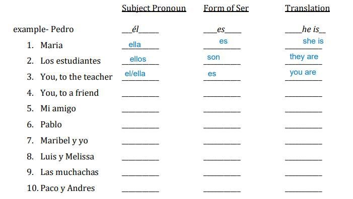 Answer 4 to 10 in the image for my spanish class.-example-1