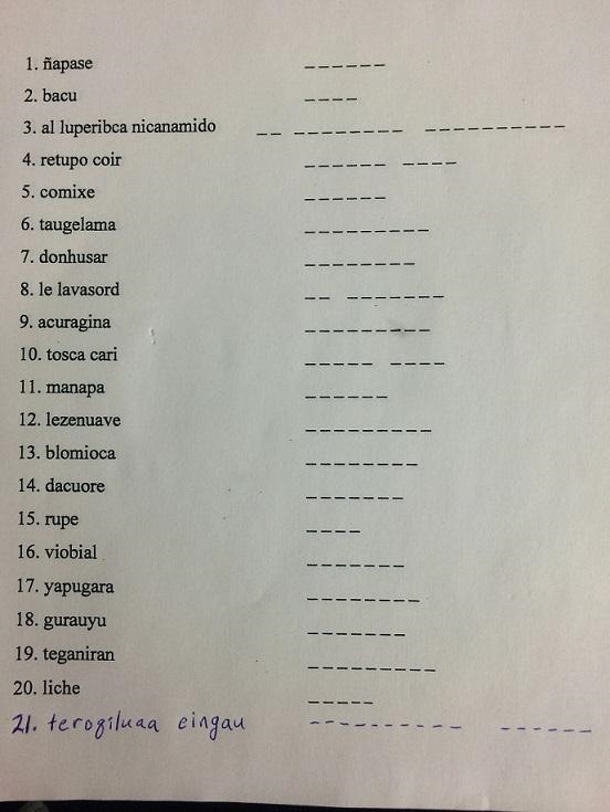 Spanish Speaking Countries Scrambled: Please unscramble all these words and correct-example-1