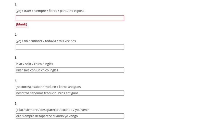 I need help with both images for Spanish-example-1