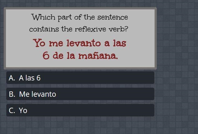 Which part of the sentence contains the reflexive verb?-example-1