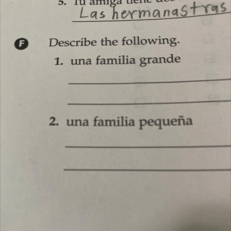 Can someone please tell me what this question is asking? Do I just list family members-example-1