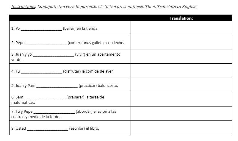 I need help with this Spanish work.-example-1