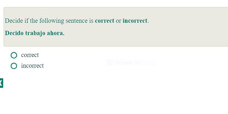 Correct or incorrect:-example-1