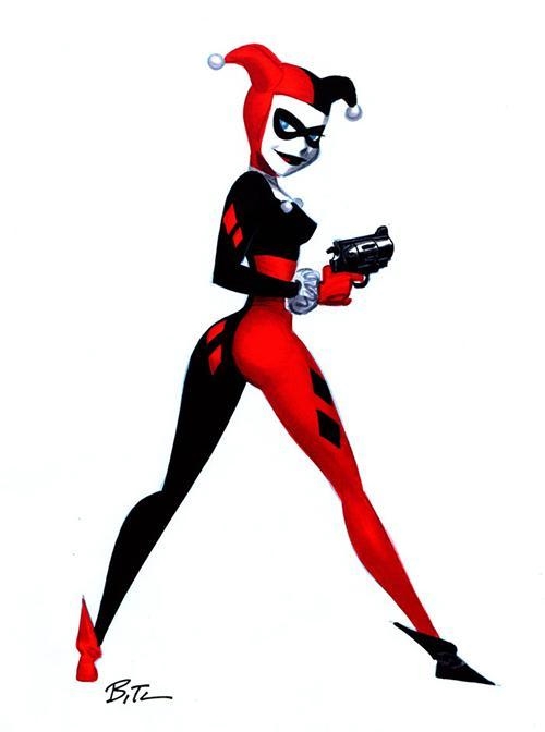 Can someone kindly give me some pictures of the classic harley quinn please? tysmm-example-2