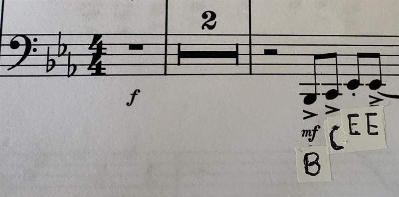 Are these notes correct? (instrument: piano) ​-example-1