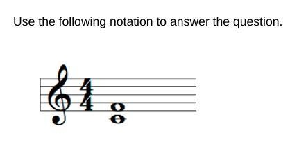 Please help what note would you add to make this an f-minor triad use the picture-example-1