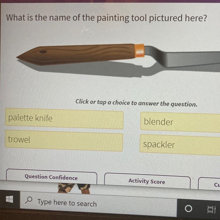 What is the name of the painting tool pictured here? Click or tap a choice to answer-example-1